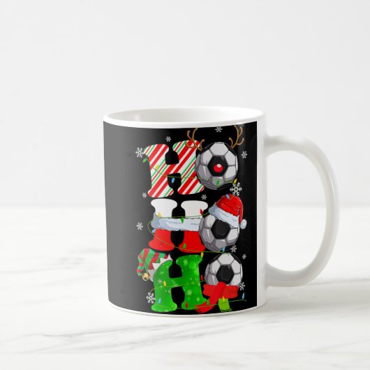 Mug Fun Ho Ho Ho Christmas Football Père Noël Reind (Droite)