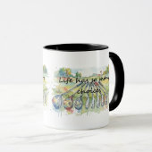 Mug Fun Humor Golf Golfing Quote Life Choices (Devant droit)