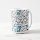 Mug Fun humour maman bleue (Devant droit)