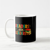 Mug Fun inspiring readers are leaders book lovers (Gauche)