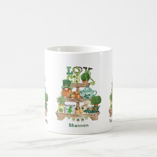 Mug Fun Irish Knickknack Stand Custom St Patrick's Day (Centre)