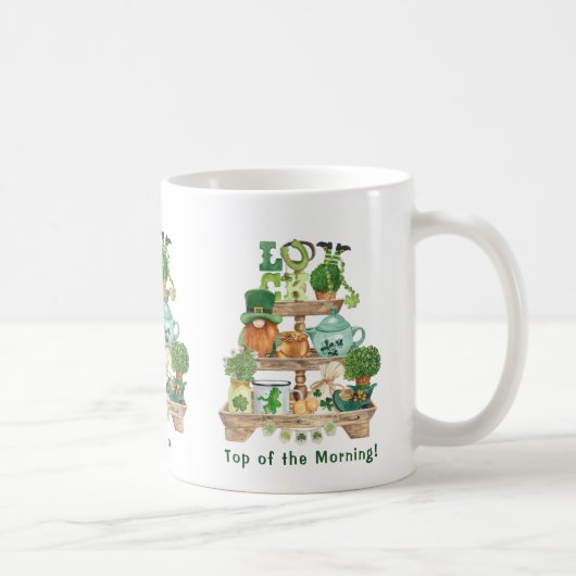 Mug Fun Irish Knickknack Stand Custom St Patrick's Day (Droite)