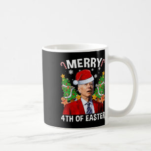 Mug Fun Joe Biden Noël Santa Hat Joyeux 4ème Eas