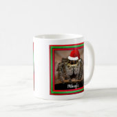 Mug Fun Jumping Spider à Santa Hat Noël (Devant droit)