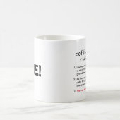 Mug Fun MINE ! + Café Définition Meilleur Repas du Jou (Centre)