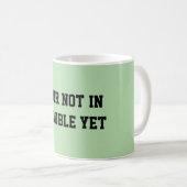 Mug Fun Mint Green Sarcastic quote for teachers (Devant droit)