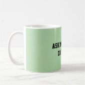 Mug Fun Mint Green Sarcastic Quote Teacher (Gauche)