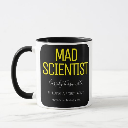 Mug Fun Name Mad Scientist (Gauche)