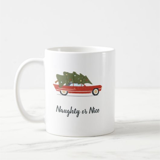 Mug Fun Naughty ou Nice Holiday (Gauche)