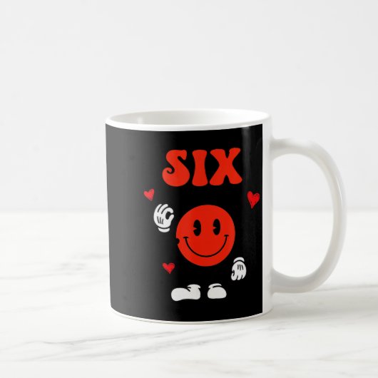 Mug Fun Number 6 Funny 67 Meme Six Seven 6 7 Valentine (Droite)