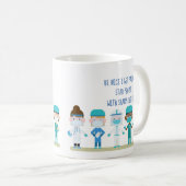 Mug Fun Nurse Doctor Stab Personnes Sharp Objets Citat (Devant droit)