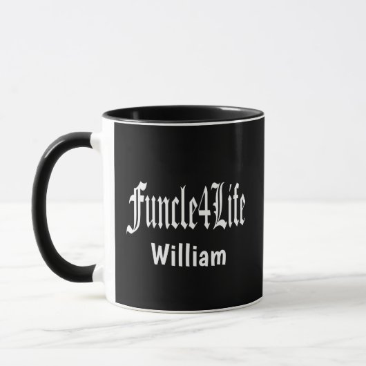 Mug Fun Oncle for Life FUNCLE (Gauche)