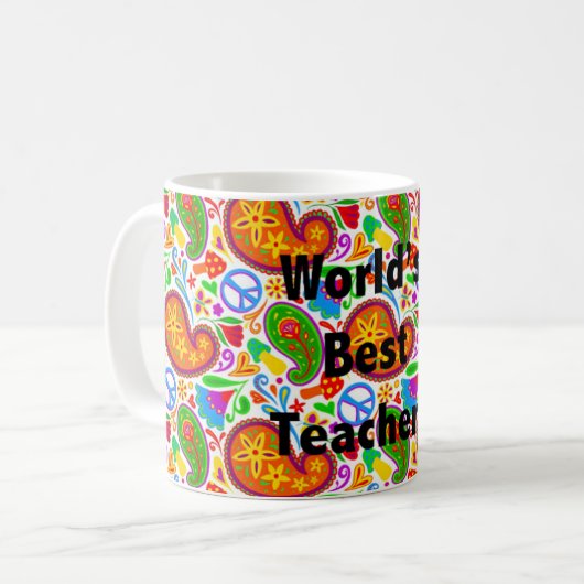 Mug Fun Paisley Patterned (Devant gauche)