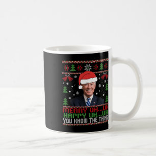 Mug Fun Père Noël Joe Biden Merry Euh Noël laid