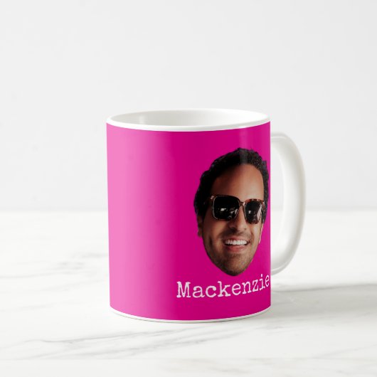 Mug Fun Personalized Face Photo (Devant droit)