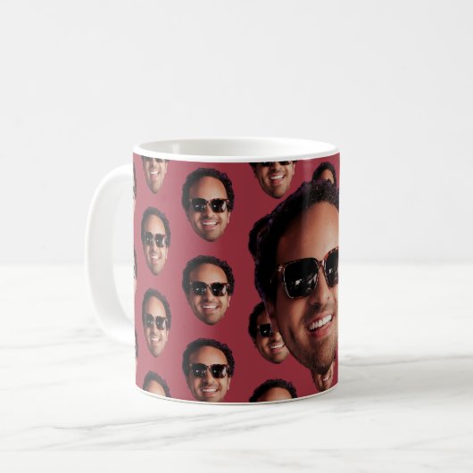 Mug Fun Personalized Face Photo (Devant gauche)