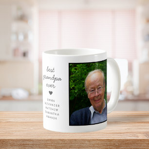 Mug Fun Personnalisé Meilleur Grand-Père Jamais Photo