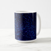 Mug Fun Personnalisé Midnite Blue Confetti (Devant droit)