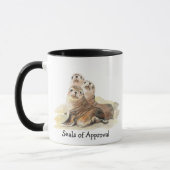Mug Fun "Phoques d'Approbation" avec de mignons phoque (Gauche)