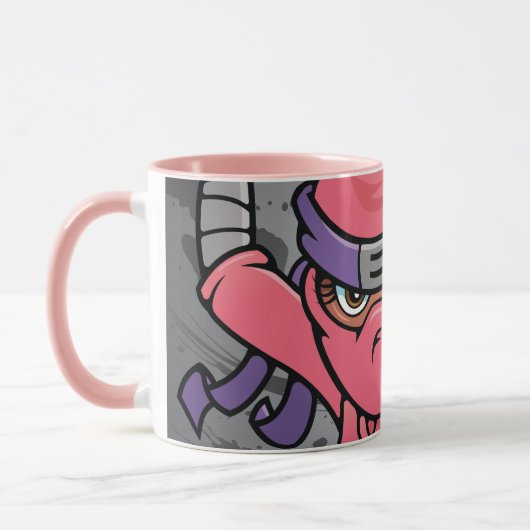 Mug Fun Pink Ninja (Gauche)