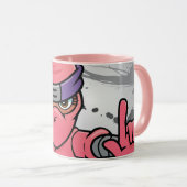 Mug Fun Pink Ninja (Devant droit)