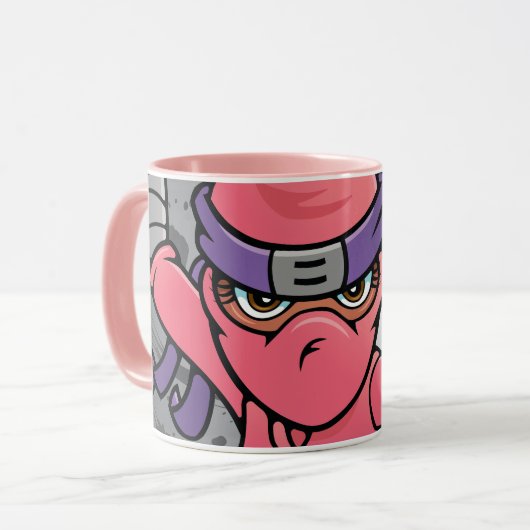 Mug Fun Pink Ninja (Devant gauche)