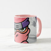 Mug Fun Pink Ninja (Devant droit)