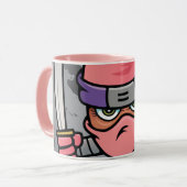 Mug Fun Pink Ninja (Devant gauche)