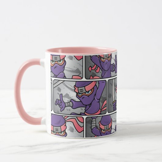 Mug Fun Purple Ninja (Gauche)