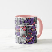 Mug Fun Purple Ninja (Devant droit)