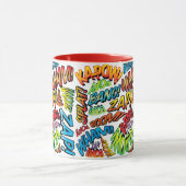 Mug Fun Retro Comic Book pop Art Sounds (Centre)