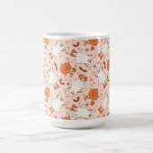 Mug Fun Retro Ghost & Jack-O-Lantern Motif (Centre)