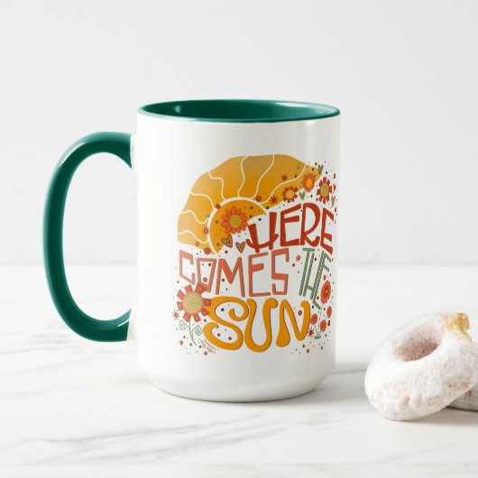 Mug Fun Retro voici l'Inspirivité du Soleil (Avec donut)