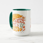 Mug Fun Retro voici l'Inspirivité du Soleil (Devant gauche)