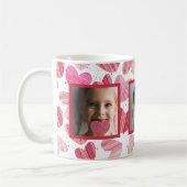 Mug Fun Rose & Coeur Rouge & Photo (Gauche)