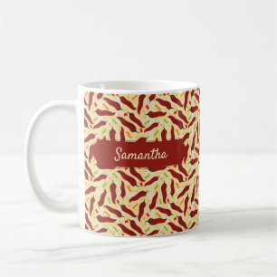 Mug Fun Rouge Chili Motif