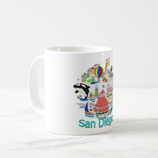 Mug Fun San Diego California (Devant gauche)