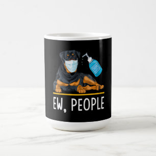 Mug Fun Sanitizer à la main pour les femmes Rottweiler