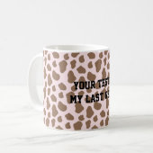Mug Fun Sarcastic quote for teachers (Devant gauche)