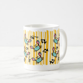 Mug Fun Seafood Crab Fish 