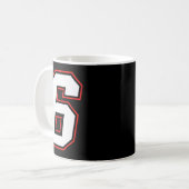 Mug Fun Six Seven 6 7 Meme Design  (Devant gauche)