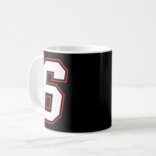 Mug Fun Six Seven 6 7 Meme Design  (Devant gauche)