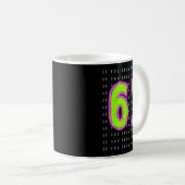 Mug Fun Six Seven 6 7 Meme Design  (Devant droit)