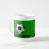Mug Fun Soccer Ball et Pitch BUT! (Football) Sports (Devant gauche)