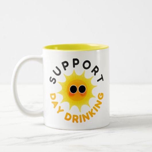 Mug Fun Sunshine pour Boire dès le Matin (Gauche)