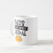 Mug Fun Tacos sont mon esprit animal humoristique (Devant gauche)
