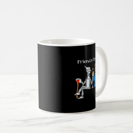 Mug Fun Tee Shirt Friends Forever Wizard Of Oz Ecrow (Devant droit)
