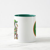 Mug Fun Thanksgiving gnome Holiday ajouter monogramme (Centre)