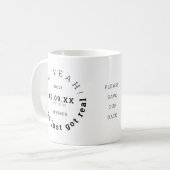 Mug Fun Things Just got Real Black Text Enregistrer La (Devant gauche)