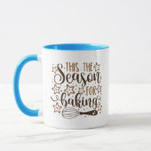 Mug Fun 'Tis Season for Baking Design (Gauche)